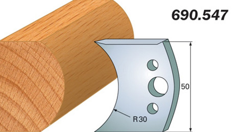 Комплект из 2-х ножей 50x4 SP CMT 690.547