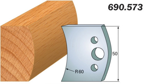 Комплект из 2-х ножей 50x4 SP CMT 690.573
