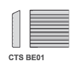 Бланкеты под напайку форма CTS BE0