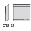 Бланкеты под напайку форма CTS 02