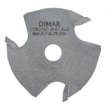 Фреза дисковая Z3 торцевой паз 2,5x12,8 мм D47,6 посадка 7,94 для оправки DIMAR 1080790