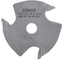 Фреза комплект дисковая наборная торцевой паз 5,7-18,0x12,8 мм D47,6 хвостовик 12 DIMAR 1084009