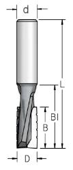 Фреза cпиральная со стружколомом Z2 D13 B42 L105 хвостовик 12 WPW UB27132