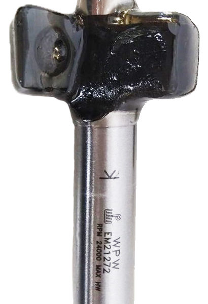 Фреза четверть 12,7 мм сменные ножи D35 B12 Z2 хвостовик 12 WPW EM21272