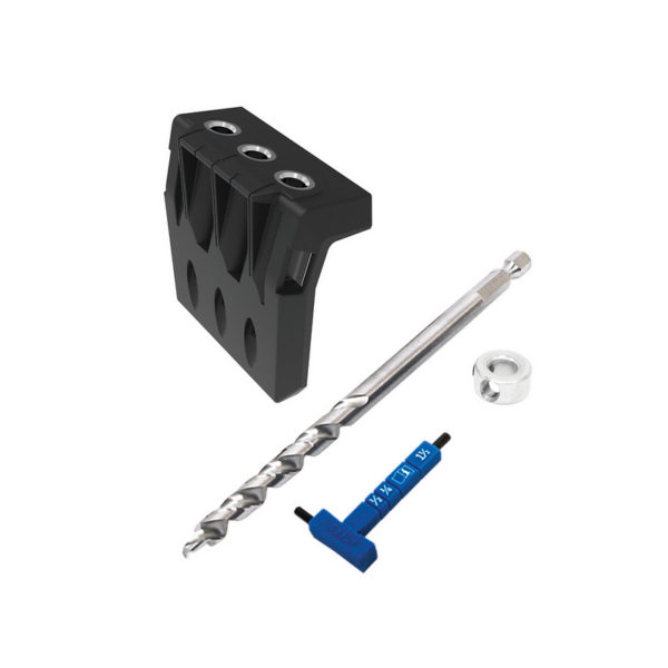Кондуктор для сверления Micro-Pocket для Kreg Pocket-Hole Jig 720 в комплекте со сверлом стопорным кольцом и ключом KPHA730